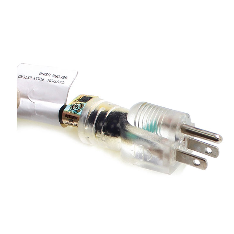 Kraftige multi-outlet gennemsigtige stik forlængerledninger FP-676, FP-682