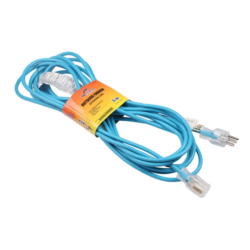 Kraftige multi-outlet gennemsigtige stik forlængerledninger FP-676, FP-682
